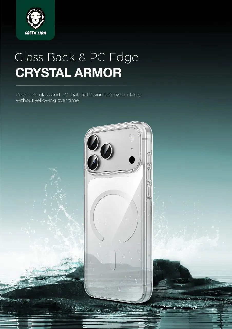 Green Lion Crystal Shield Ultra Clear Mag Safe Case – image 4