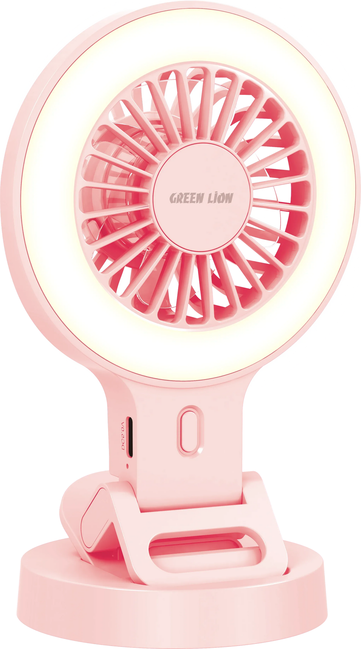 Green Lion AIRGLOW Clip-On Rechargeable Fan - Pink – image 4