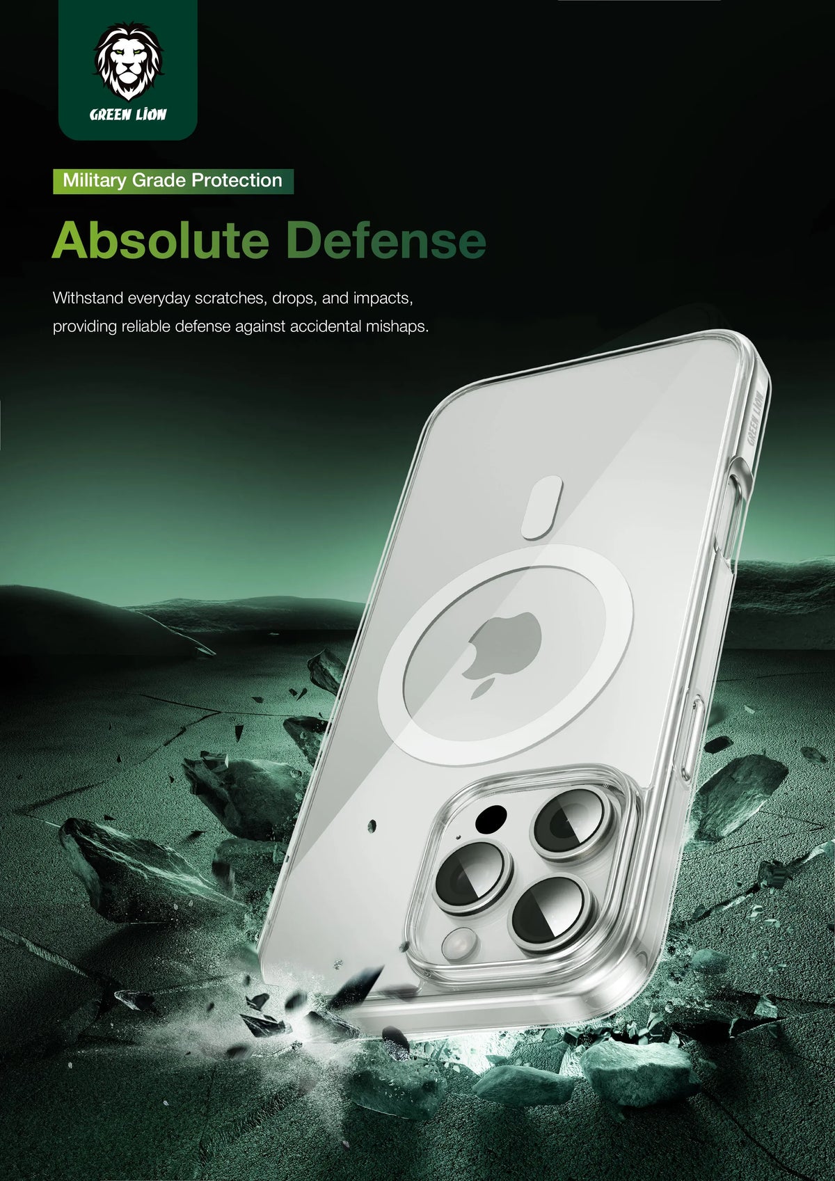 Green Lion Mag Safe Crystal Clear – image 10