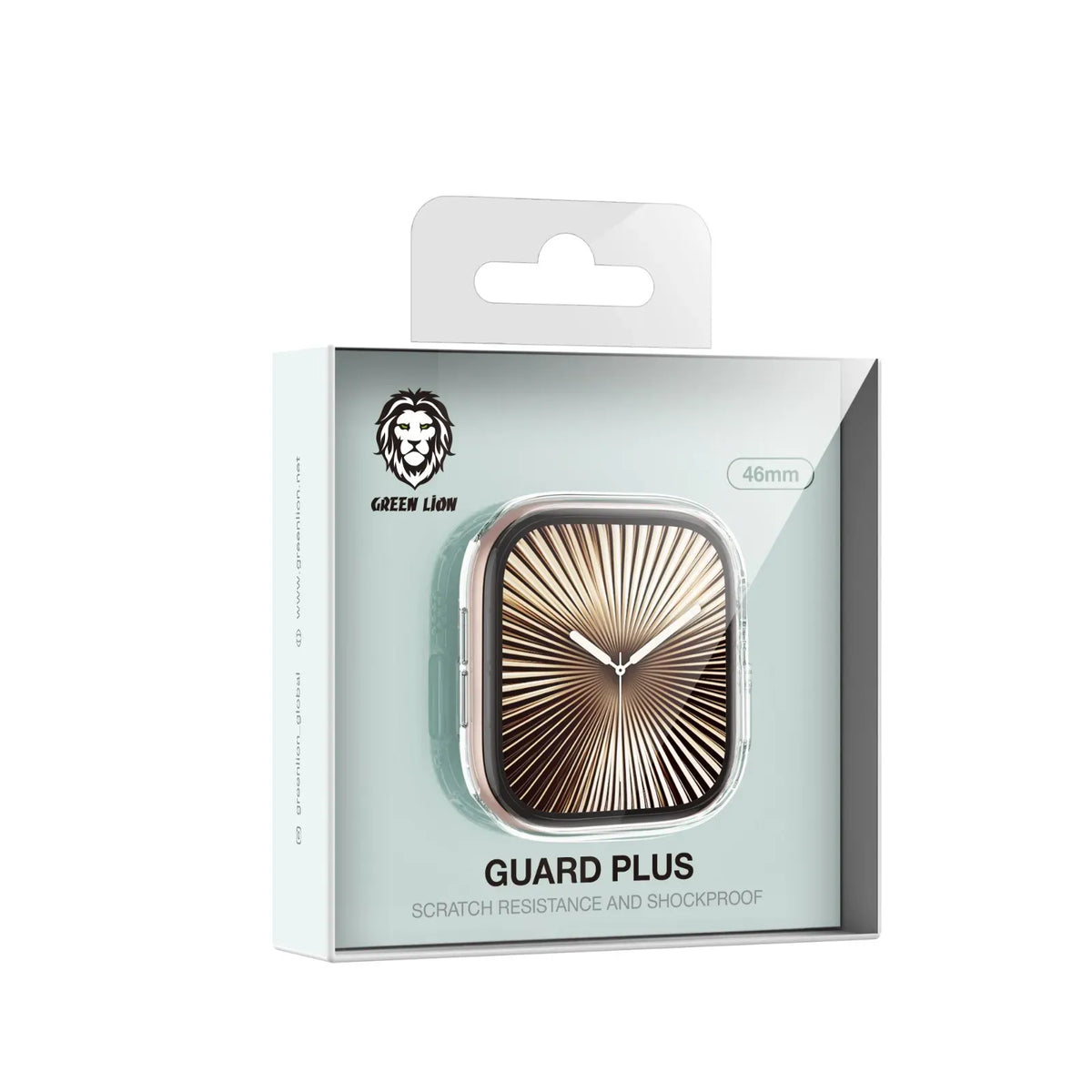 Green Lion Guard Plus PC Casefor Apple Watch - Clear – image 6