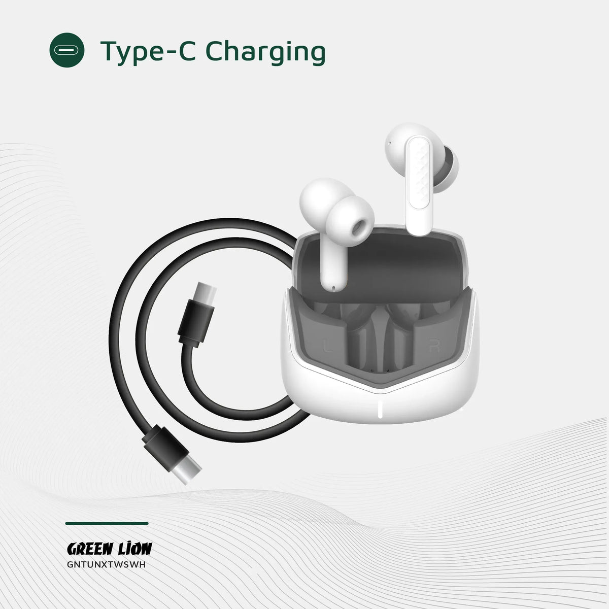 Green Lion Tune XTrue Wireless Earbuds - White – image 13