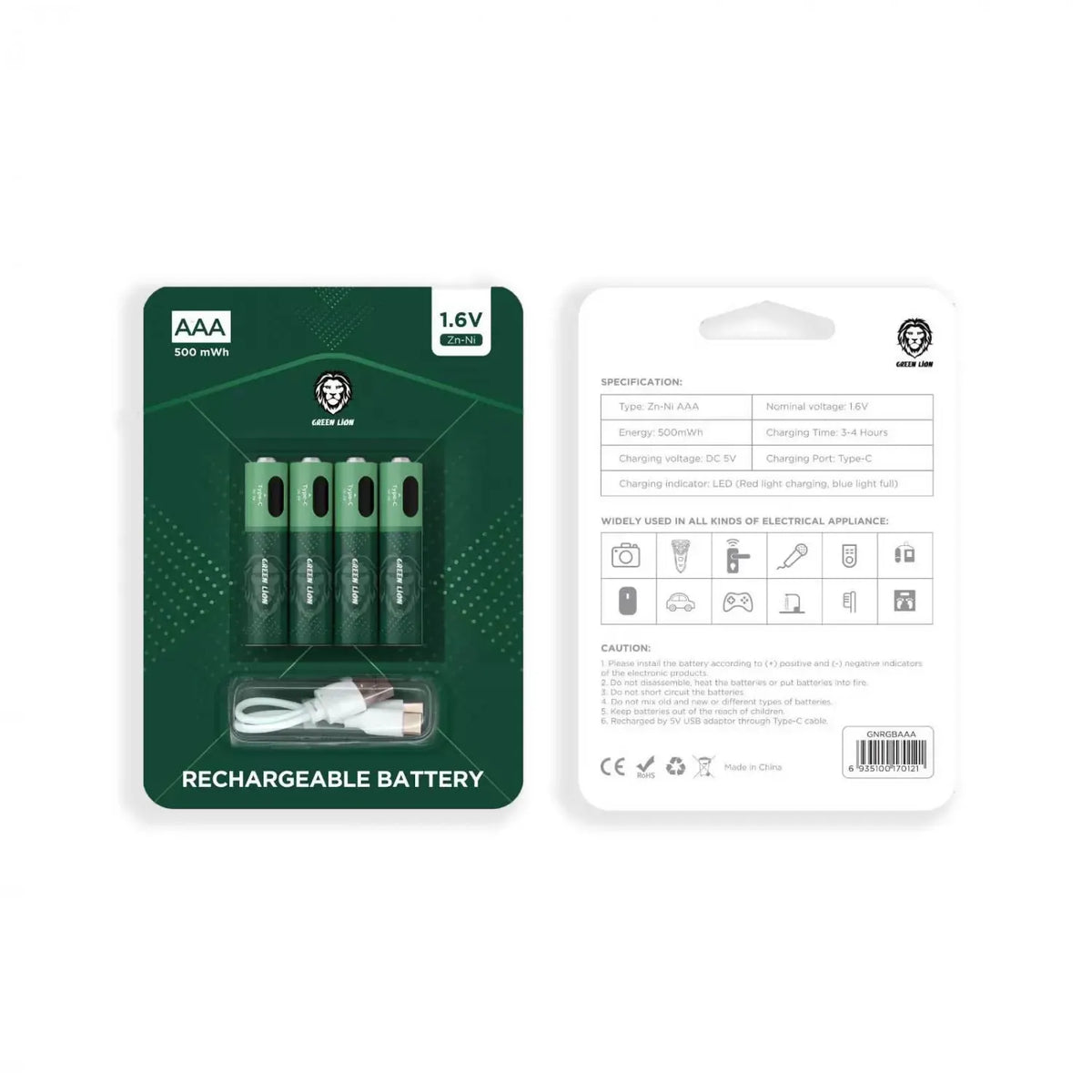 Green Lion Rechargeable Battery Aaa 1 6v Alkaline Battery – image 4