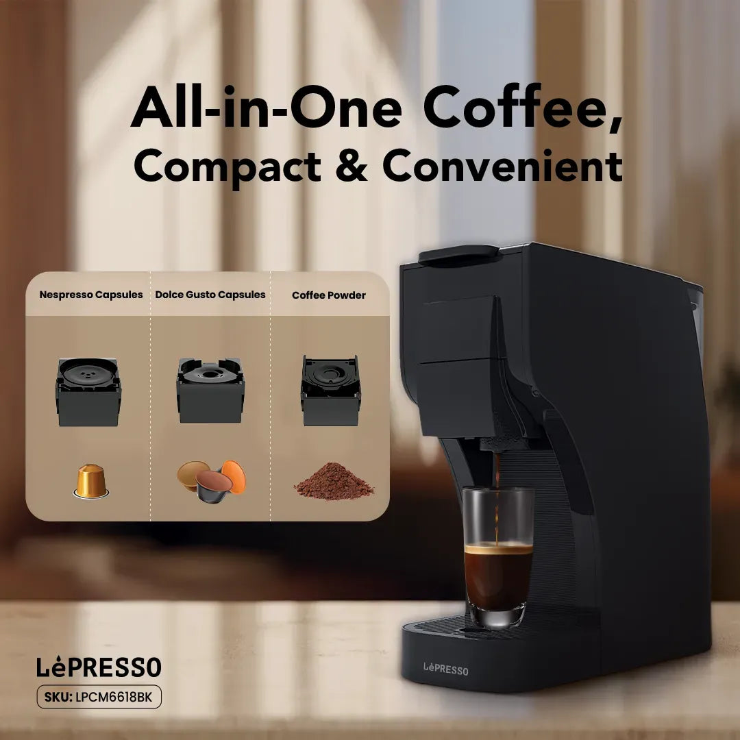 LePresso Multi-Capsule Coffee Machine - Black – image 6