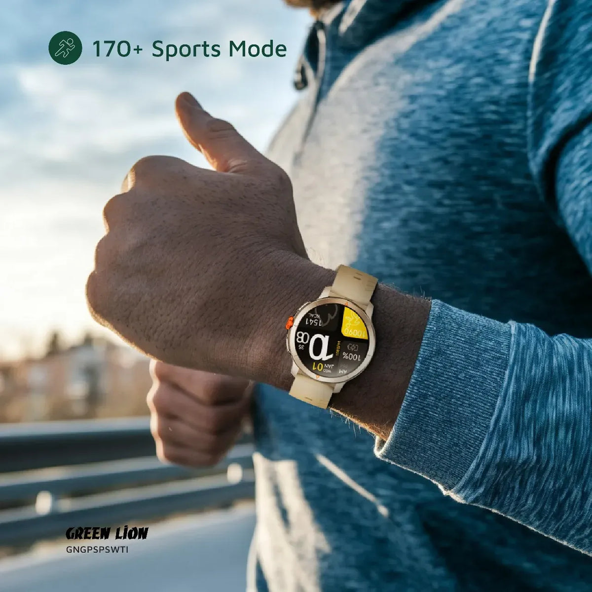 Green Lion GPSPro Smart Watch - Black – image 3