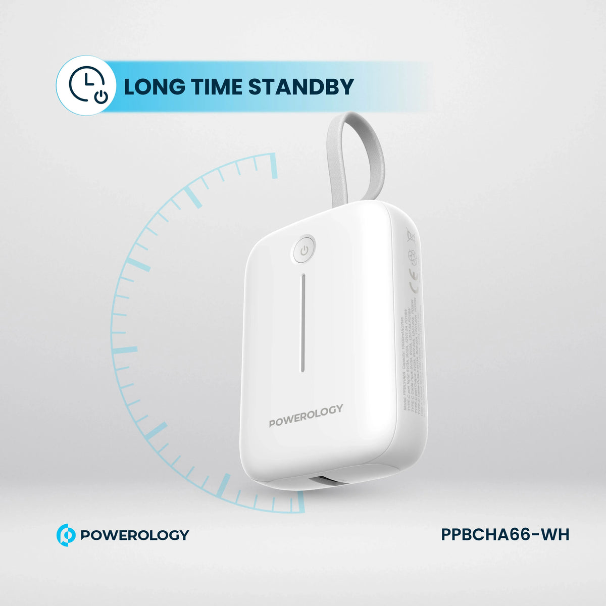 Powerology 10000 m Ah Power Bank - White – image 9