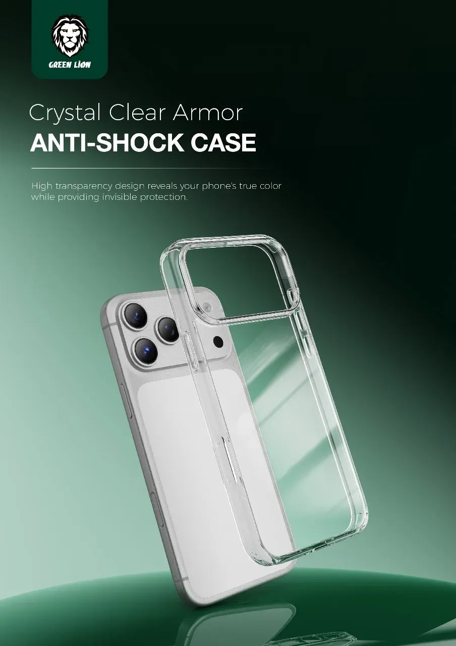 Green Lion 4 in 1 Combo For i Phone 17 - Clear – image 2