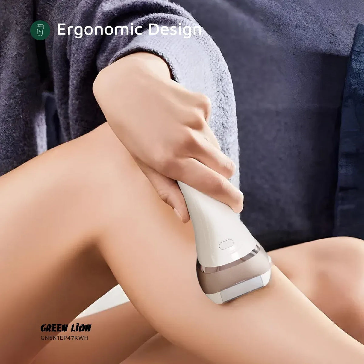 Green Lion 5 in 1 Cordless Epilator Kit White – image 9