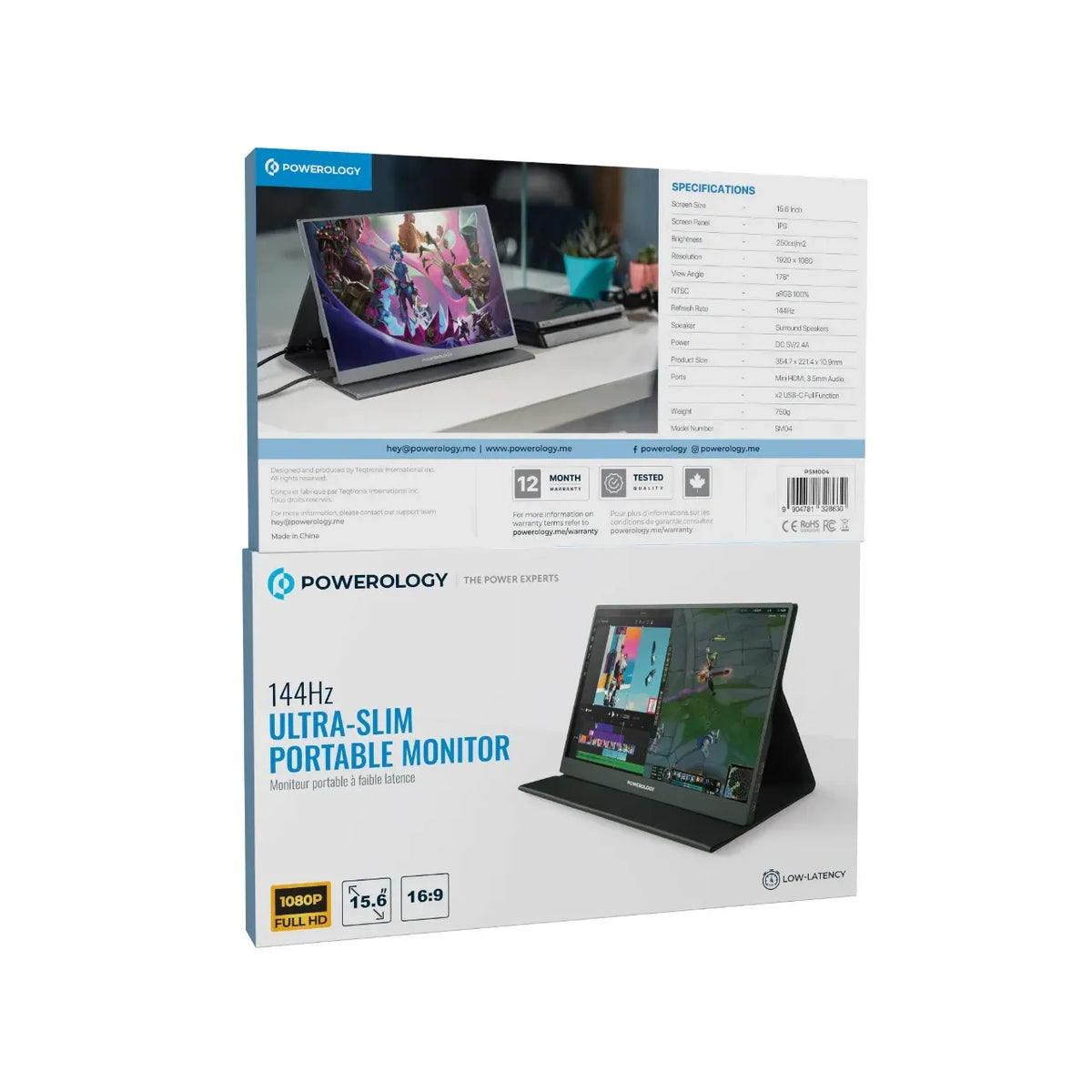 Powerology 15 6 Ultra Slim Portable 144hz Monitor – image 10