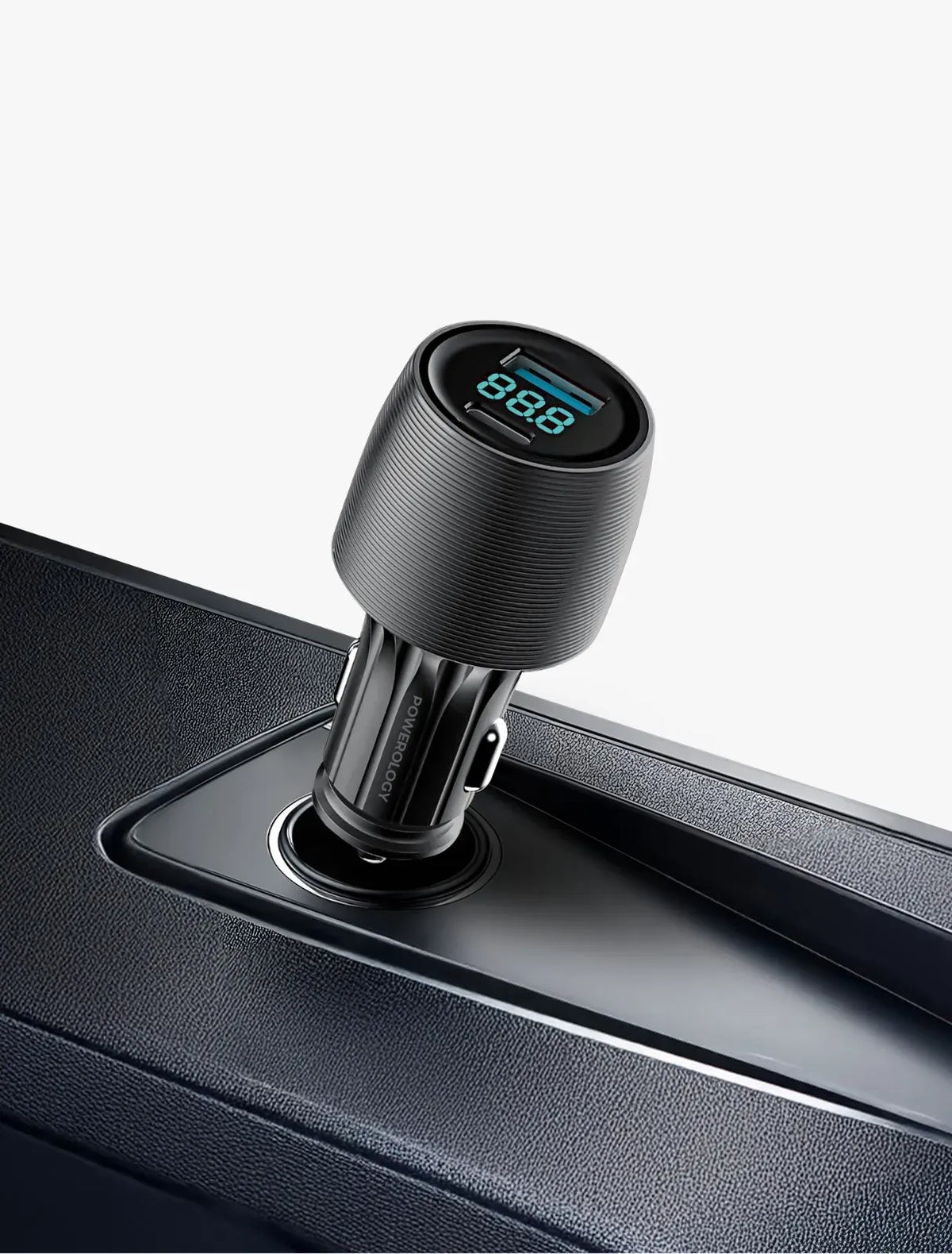 Powerology Velox 83 W Dual-Port Car Charger - Black – image 2