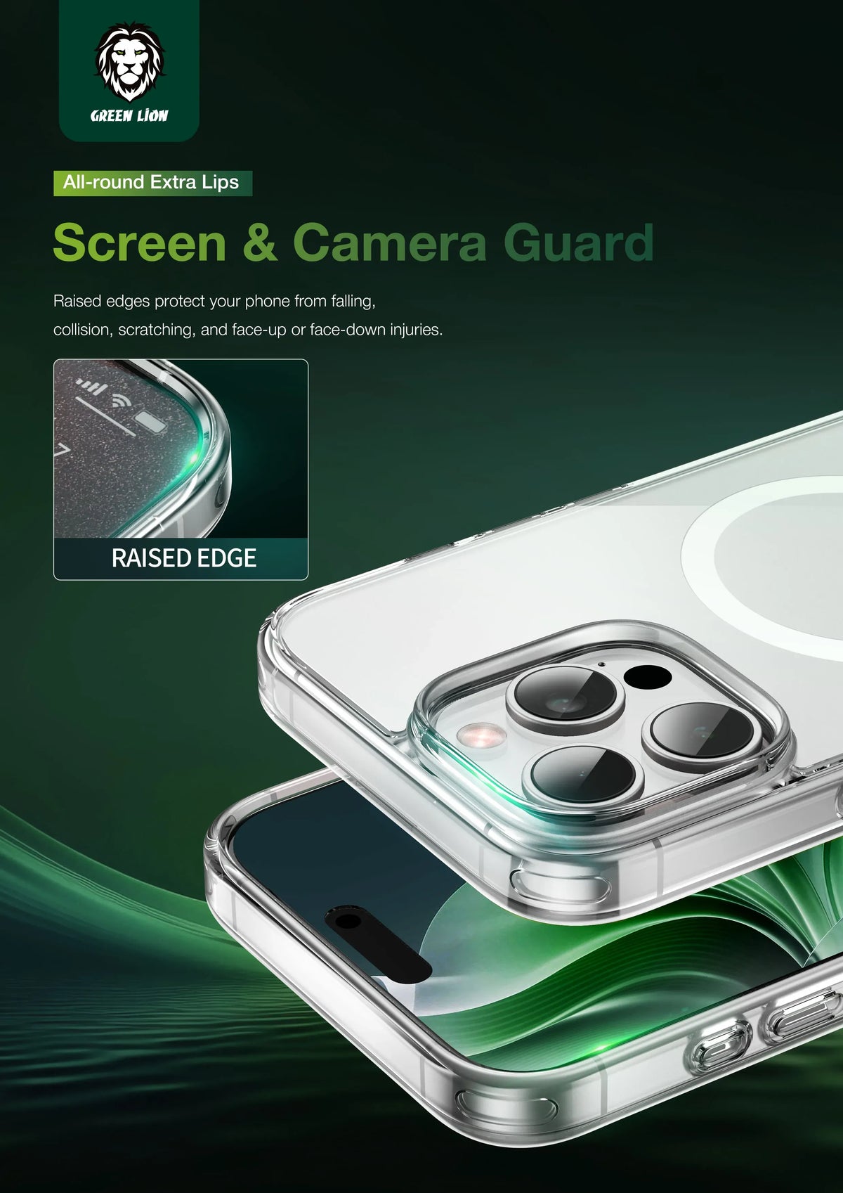 Green Lion Mag Safe Crystal Clear – image 7