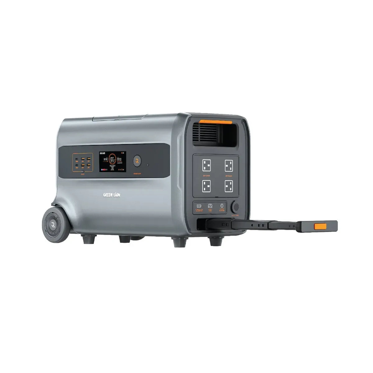Green Lion RG-2400 Power Station-2400 Wh 750000 m Ah 2400 W(Li Fe PO 4)-Gray – image 2