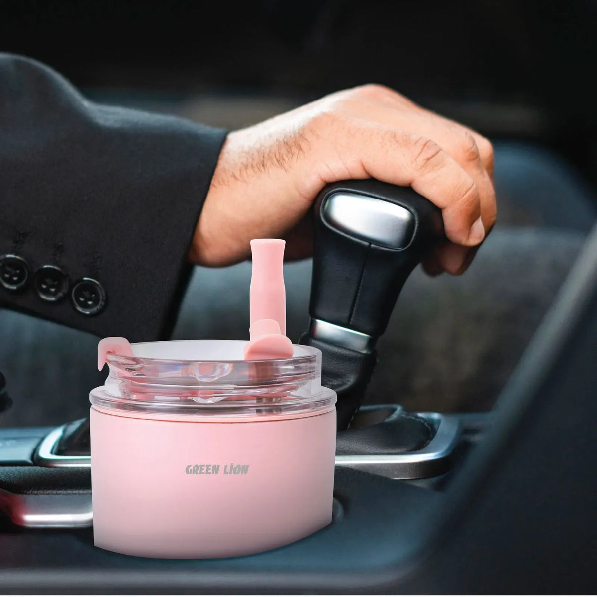 Green Lion Vacuum Travel Mug Lite 280 ML - Pink – image 3