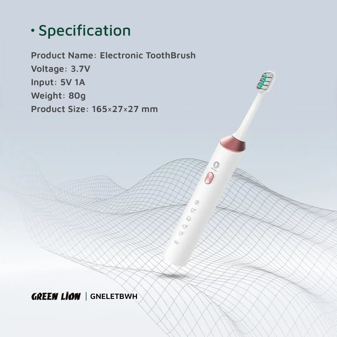 Green Electric Toothbrush - White – image 6