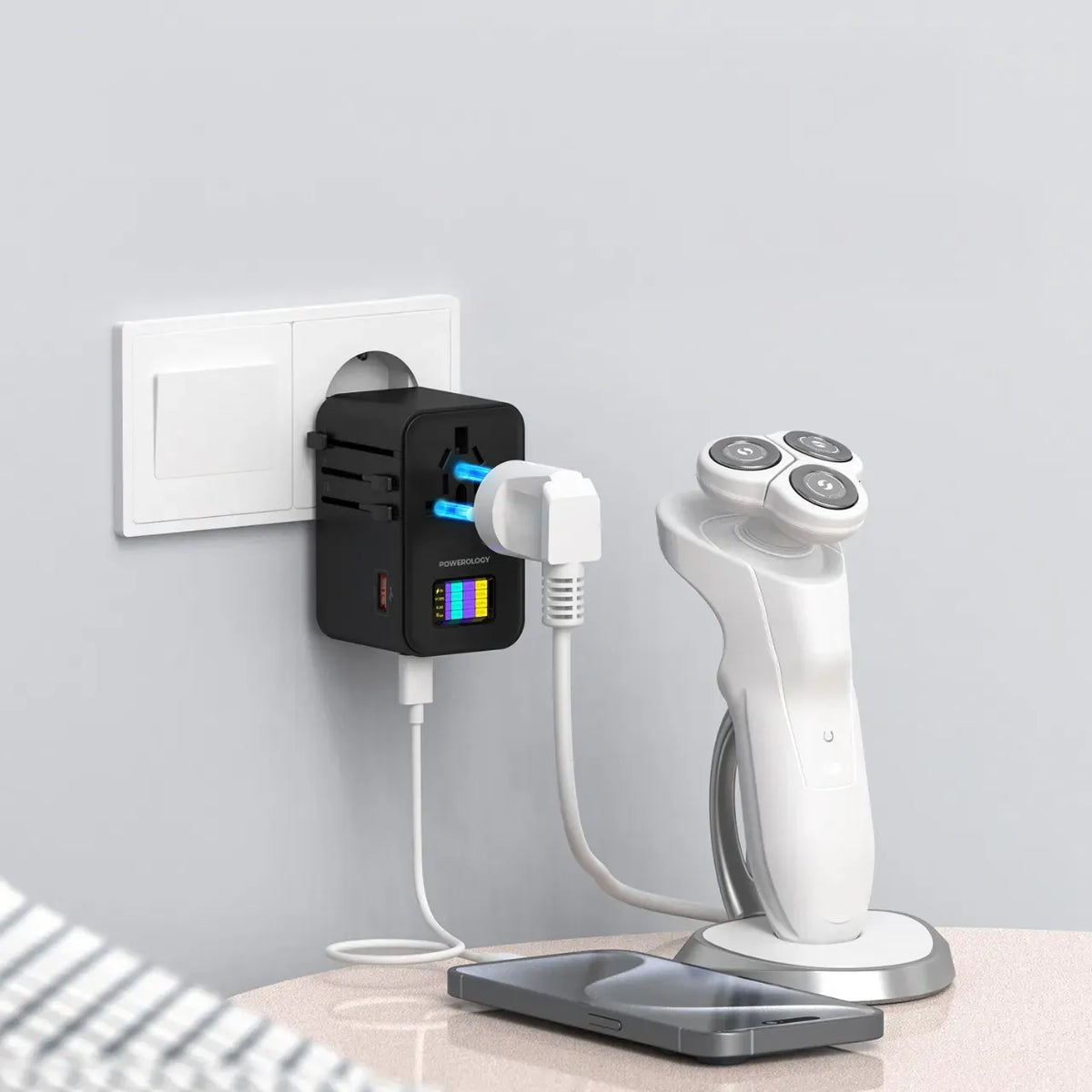 Powerology Gan 75w Universal Charger Black – image 4