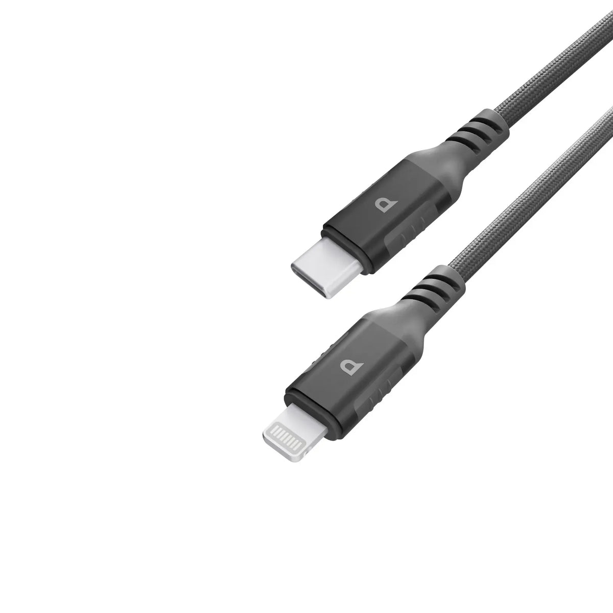 Powerology Power Sync Weave USB-C to Lightning PD 30 W 1.2 M Cable - Black – image 2