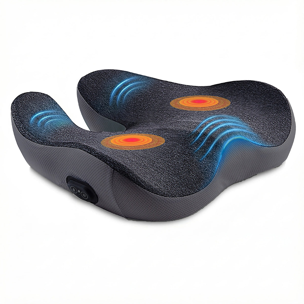 Green Lion Relieve Seat Cushion with Massage Heat Therapy Grey – image 4