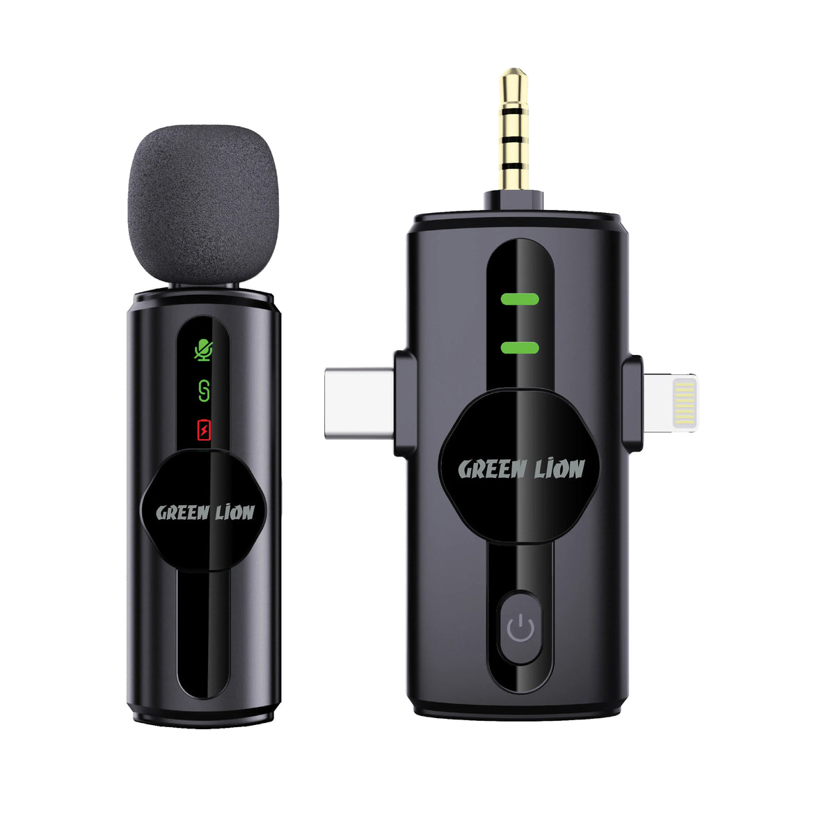 Green Lion 3 in 1 Noise Cancellation Microphone Black – image 3