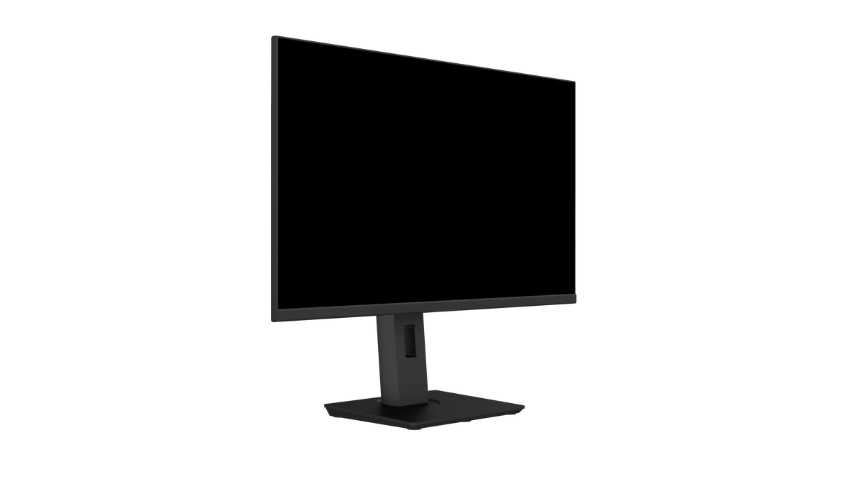 Powerology 27 4k Office Monitor with Rgb Light Black – image 1