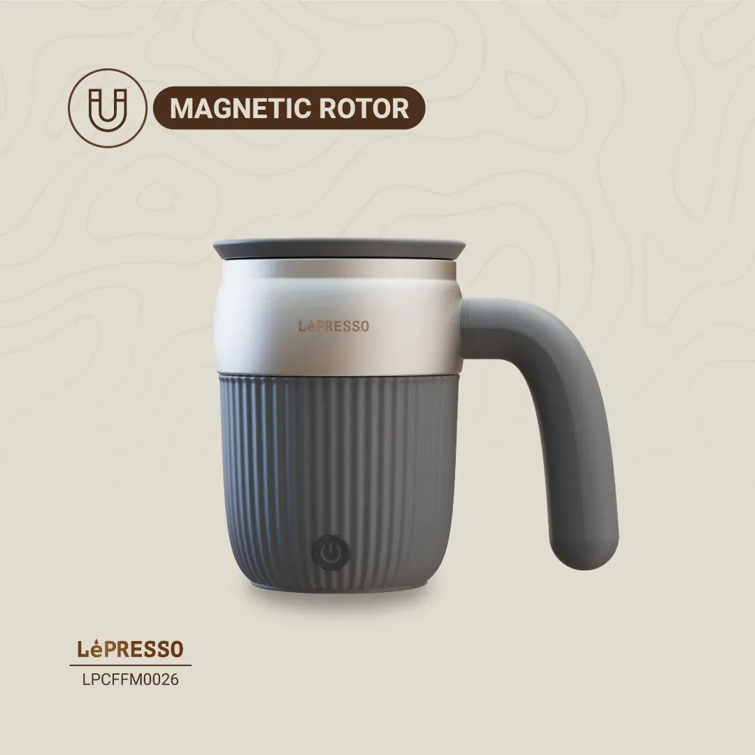 LePresso Auto Magnetic Stirring Mug 450ml Gray – image 7