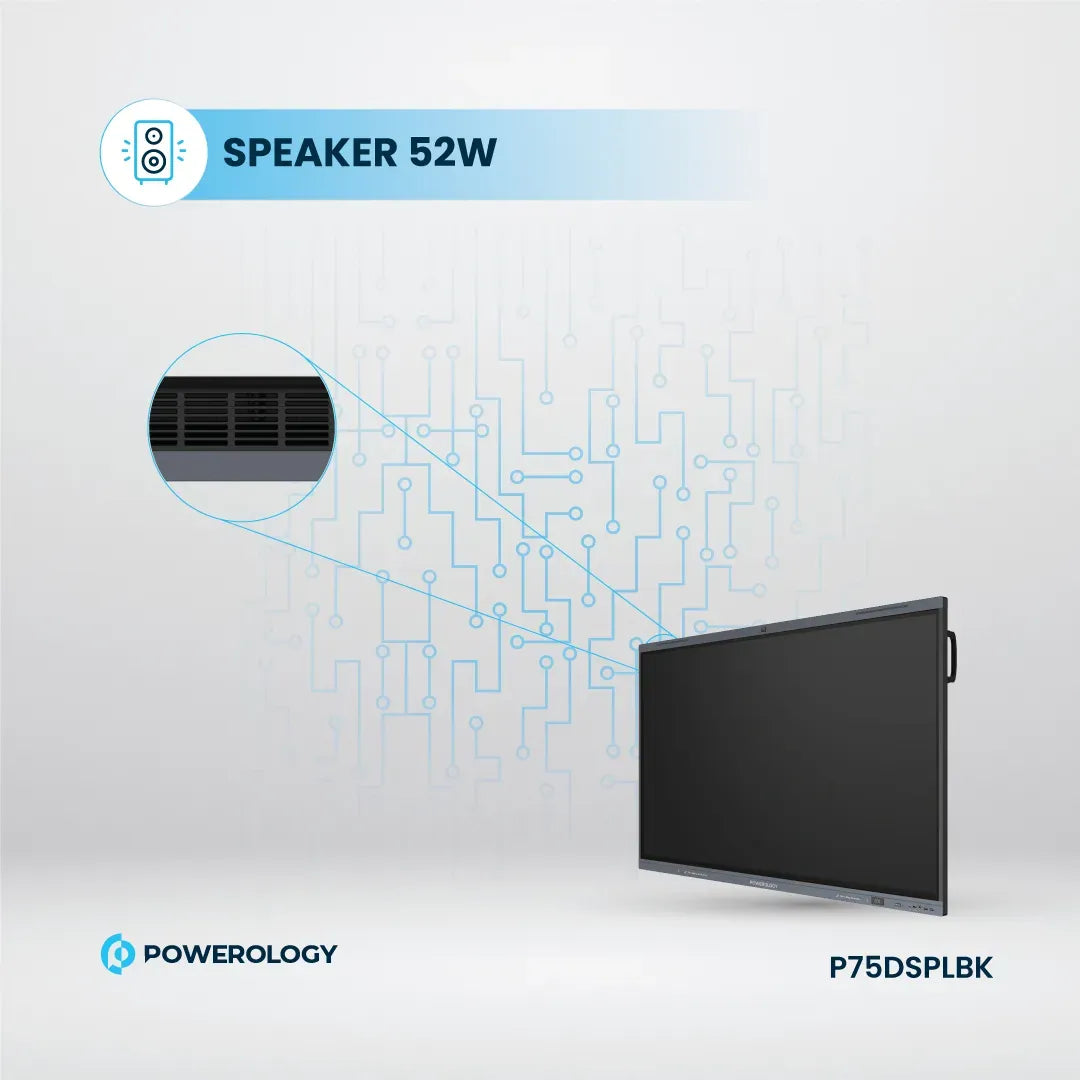 Powerology Dual Windows Android Interactive Smartboard 75 Black – image 18