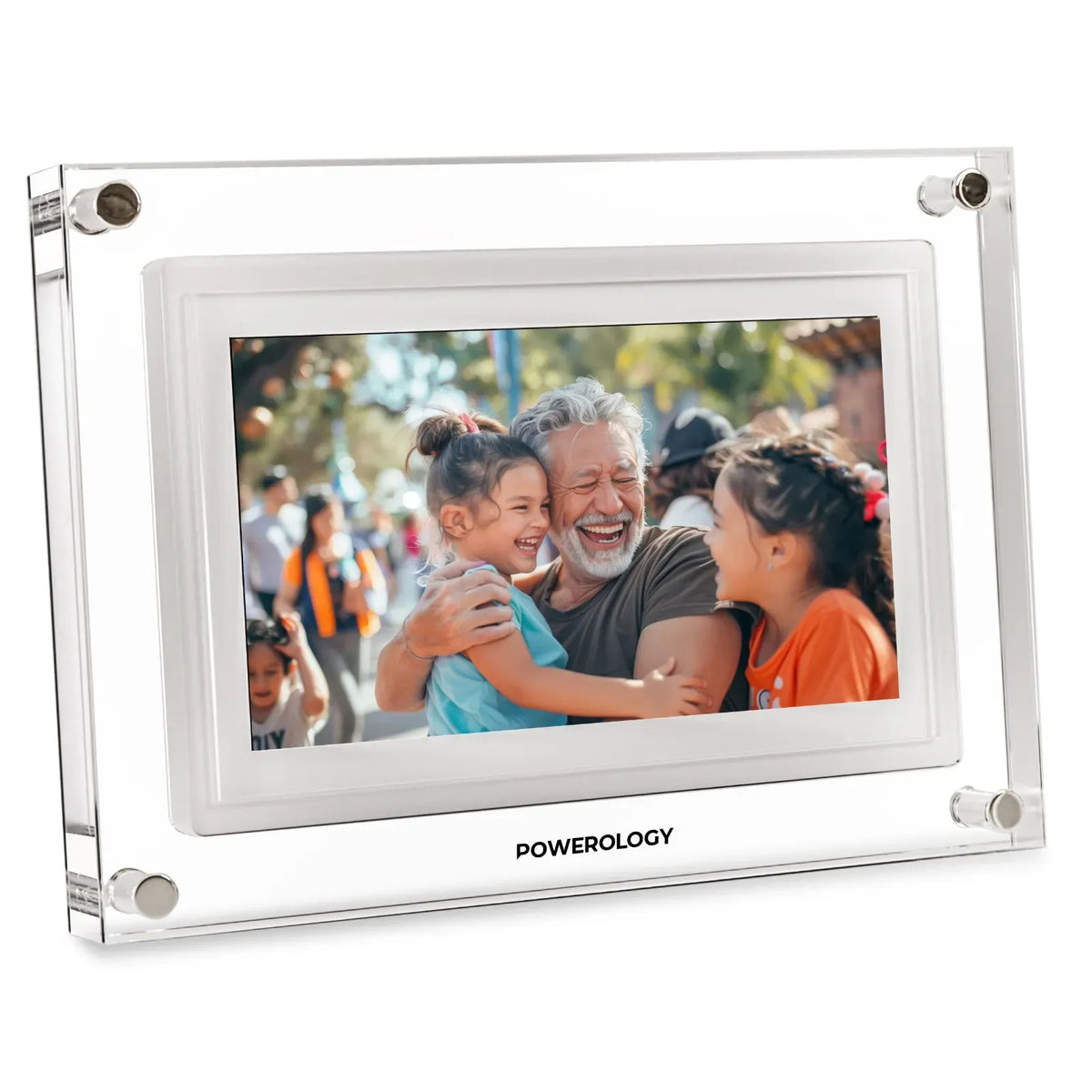 Powerology 10 Smart Frame Digital Photo Display White – image 8