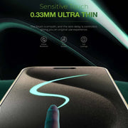 Green Lion 3 DGlitter Curved Screen Protector - Silver