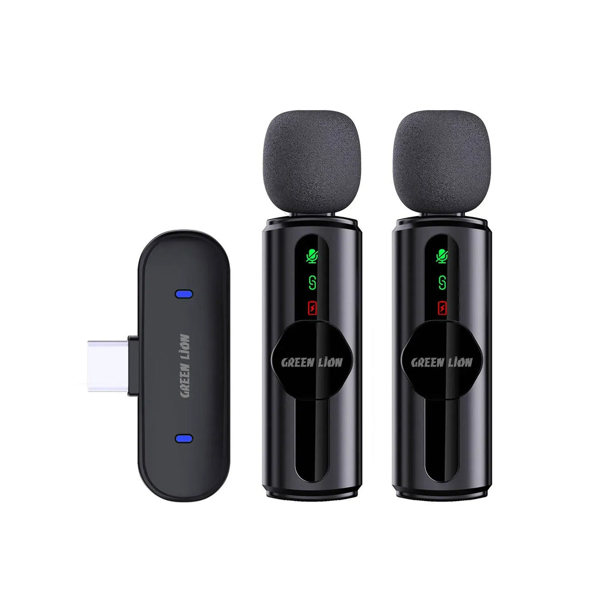 Green Lion Microphone 3 Level Noise Cancellation Black – image 6