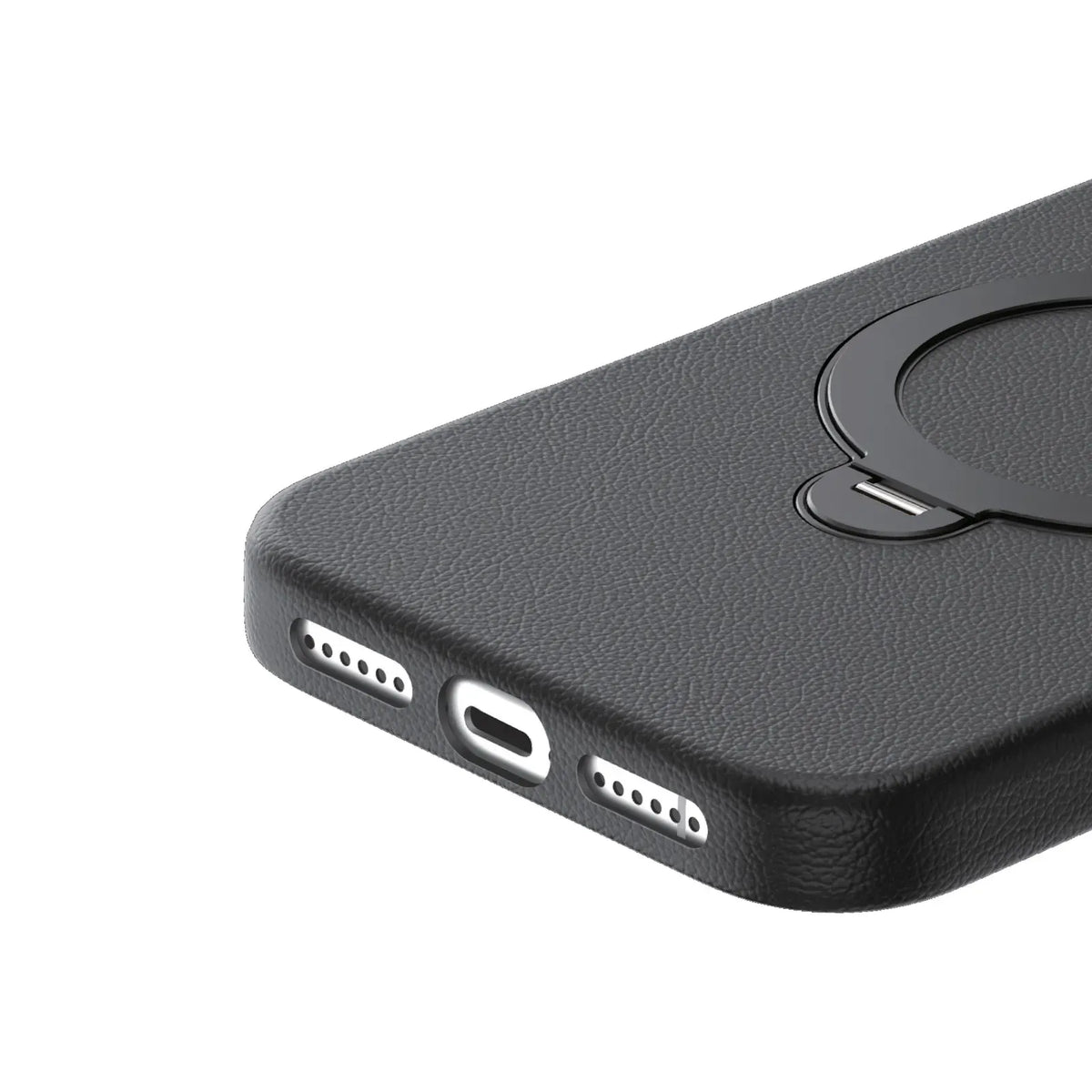 Green Lion Minster Leather MagSafe With Foldable Stand Design - Black – image 5