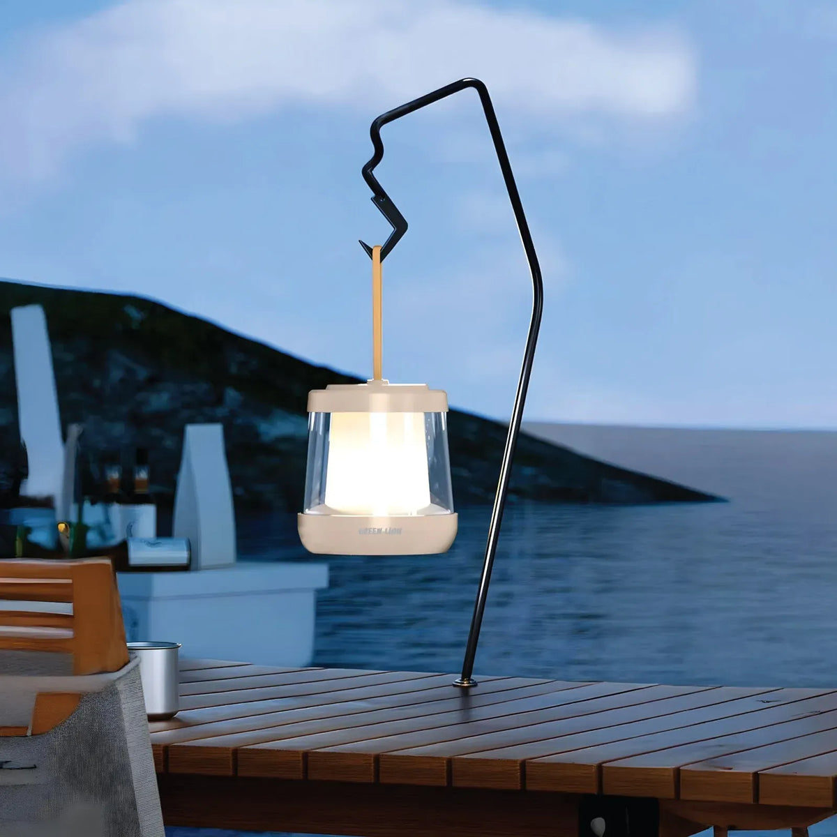 Green Lion Lumex LED with Inbuilt LED Strip Light Beige – image 3