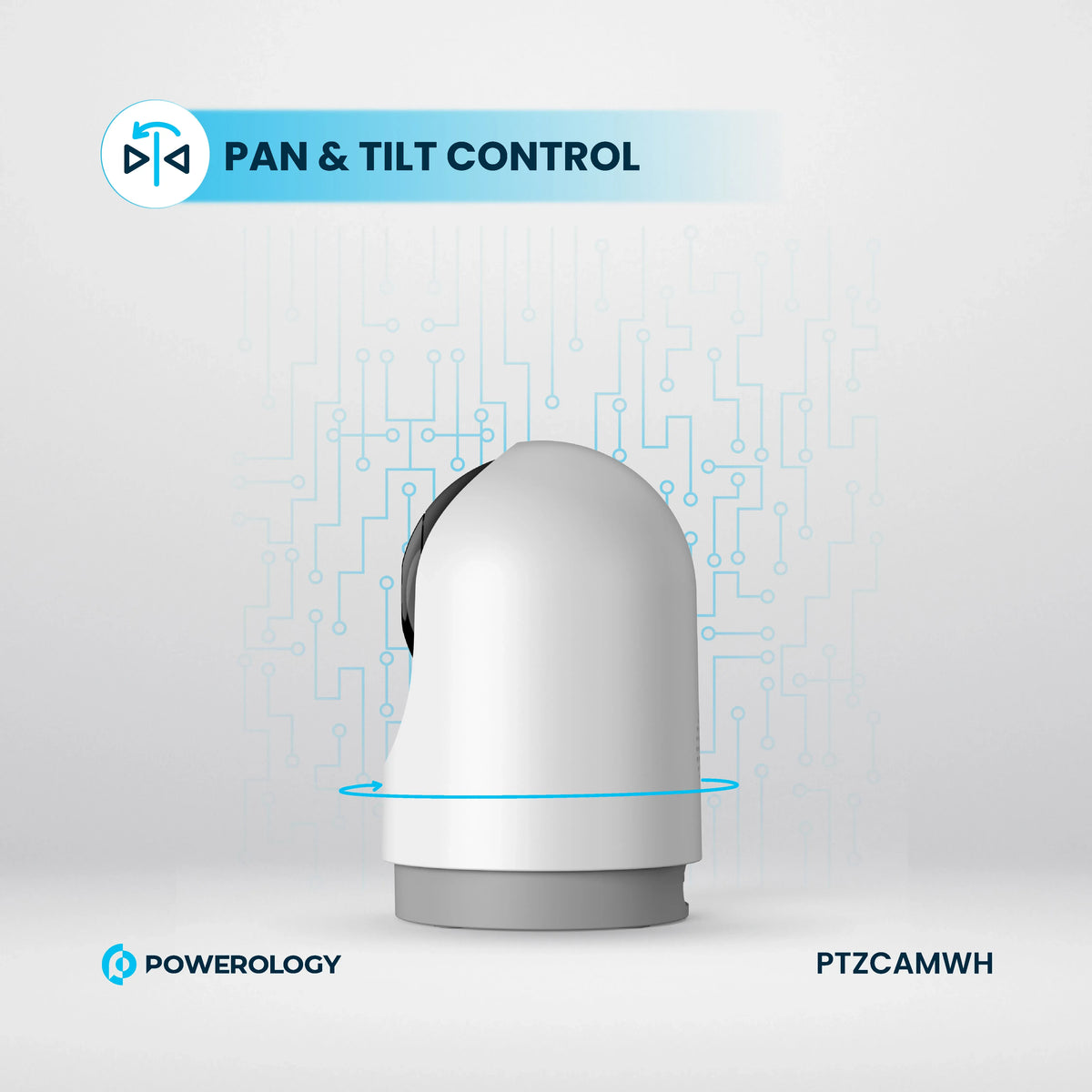 Powerology Indoor Ptz Smart Camera White – image 12