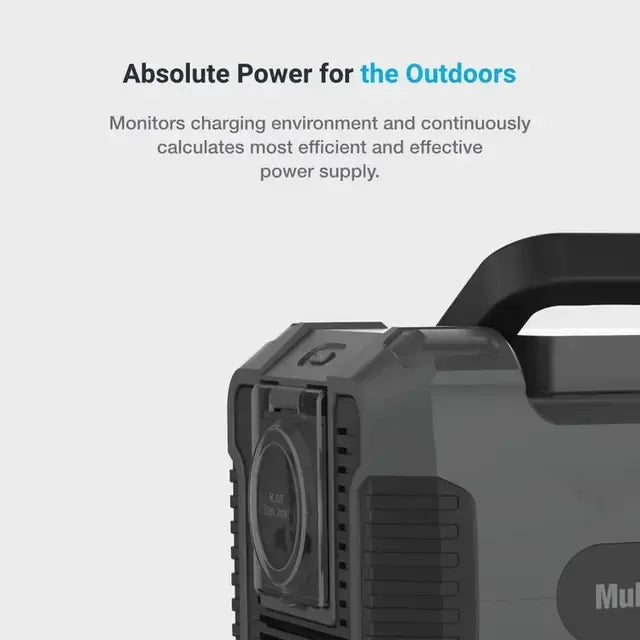 Powerology 62500 m Ah Power Generator 200 W Pure Sine-Wave Output - Black – image 13