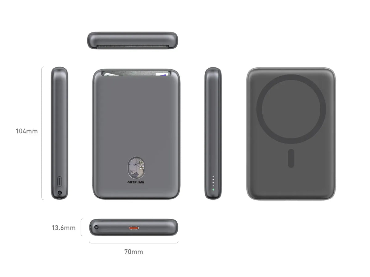 Green Lion Vetra 5000mAh Power Bank Gray – image 3