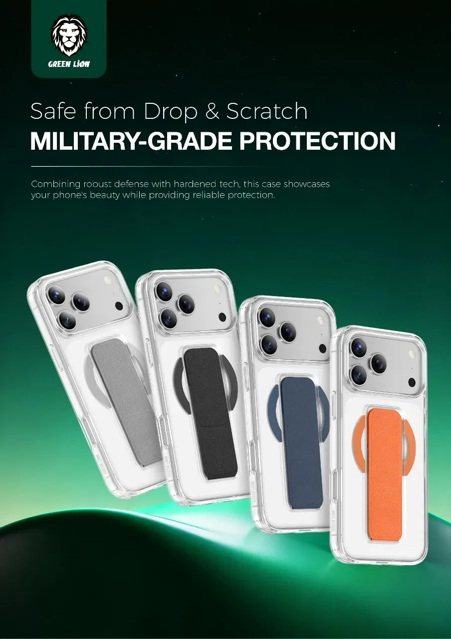 Green Lion Mag Safe Leather Grip - Black Titanium