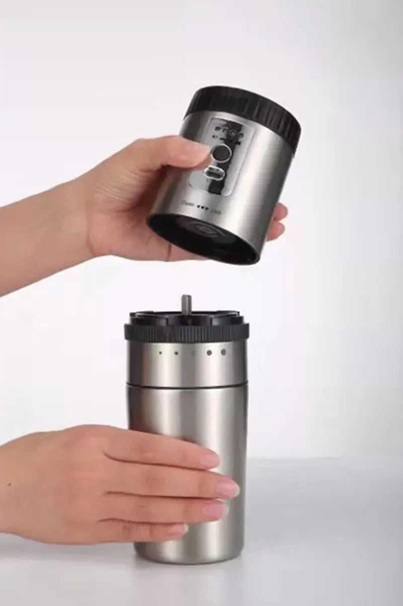 LePresso Portable Mug Burr Grinder Coffee Maker – image 2