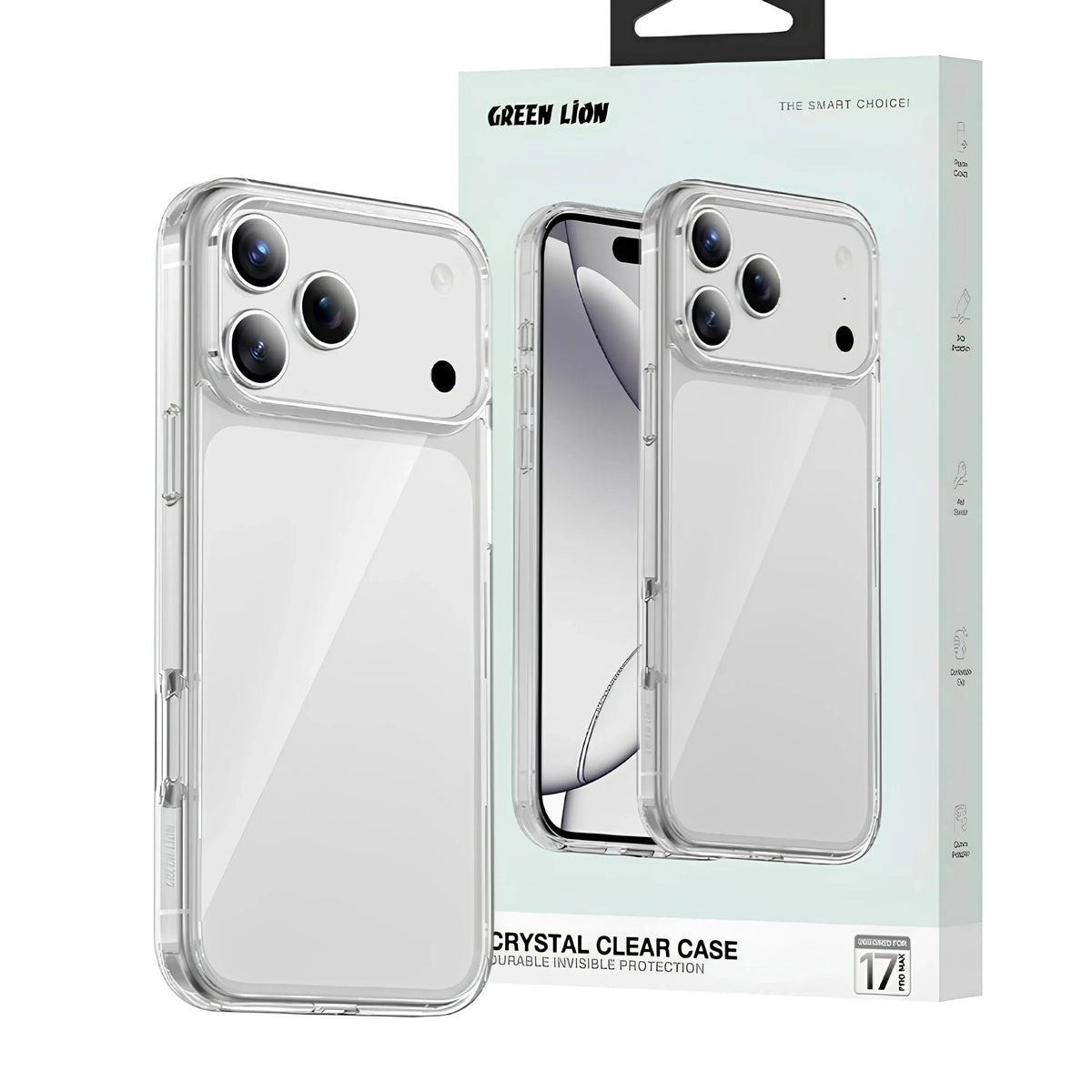Green Lion Crystal Clear Case – image 2