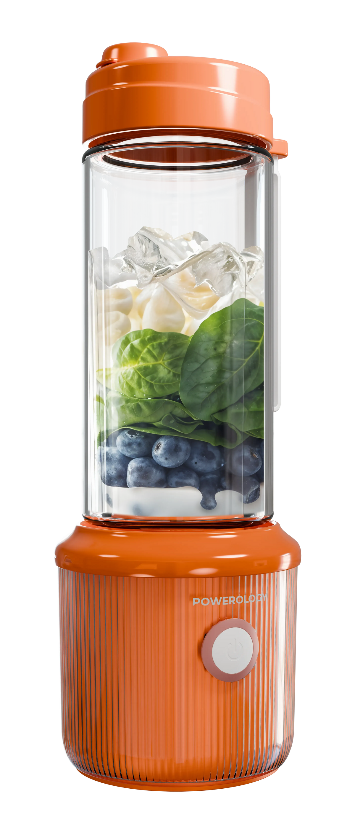 Powerology Press &Refresh Portable Blender - Orange