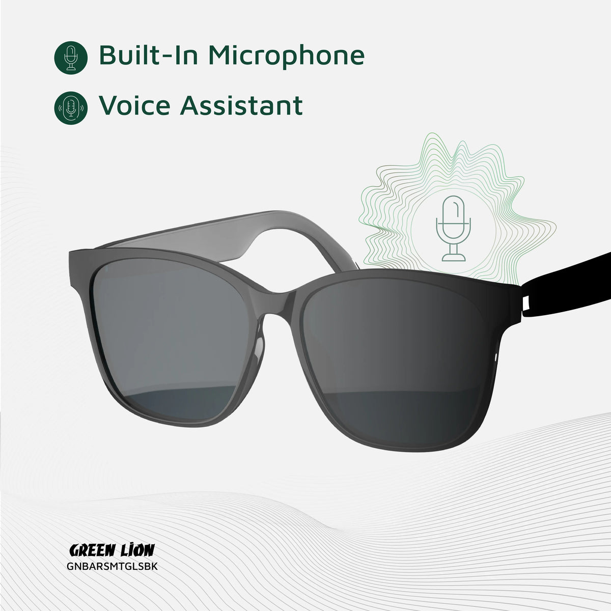 Green Lion Barcelona Smart Glasses Black – image 18