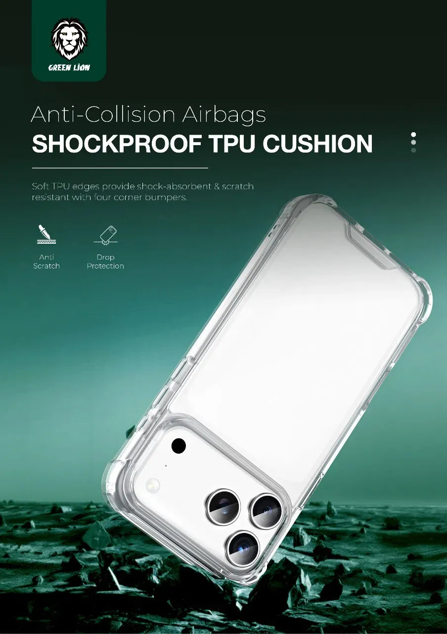Green Lion Anti-Shock Case - Clear – image 7