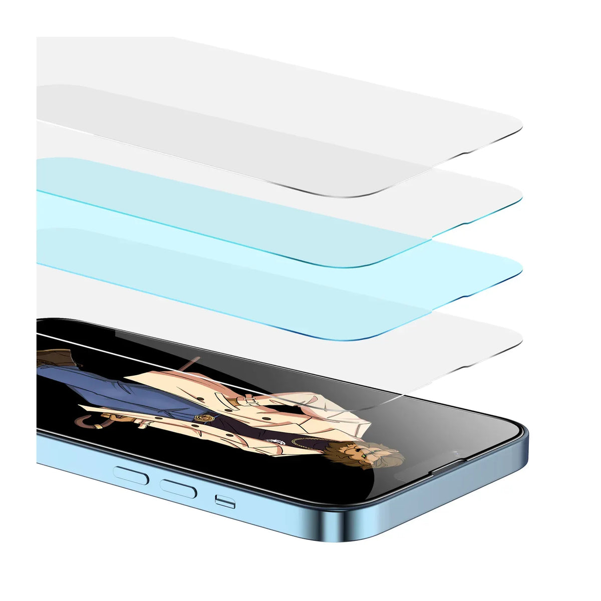 Green 3d Curved Tempered Glass for Iphone 11 Pro – image 6