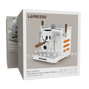 LePresso Bellissimo Triple Boiler 15 Bar Coffee Machine with Dual Italian Pump - White