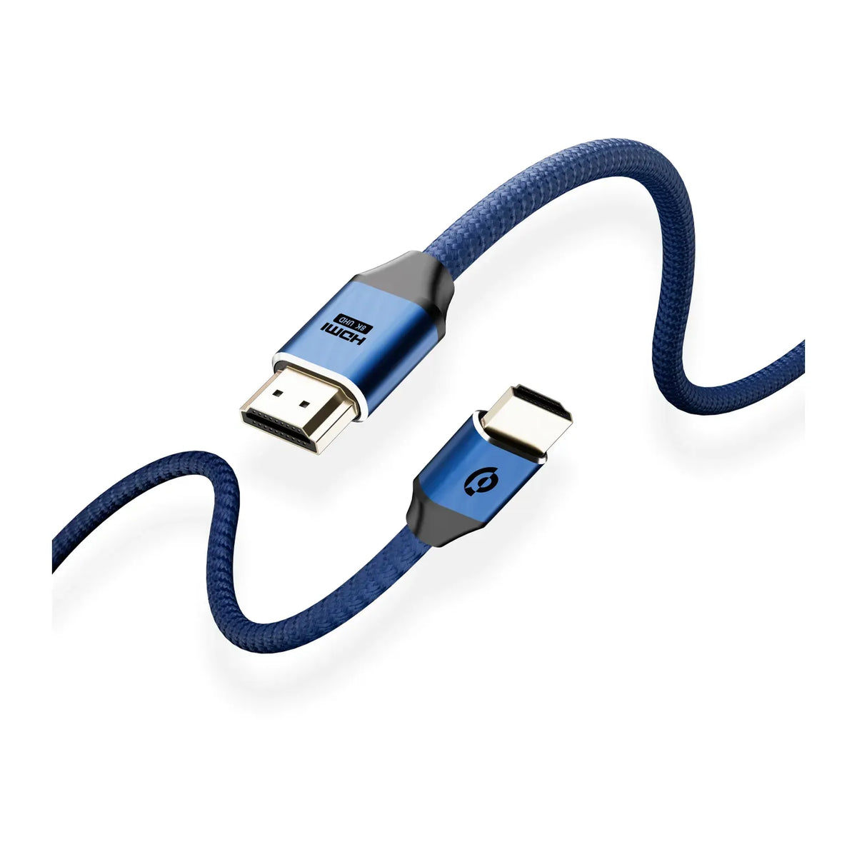 Powerology 8 KHDMI Braided Cable 2 M - DarkBlue – image 2