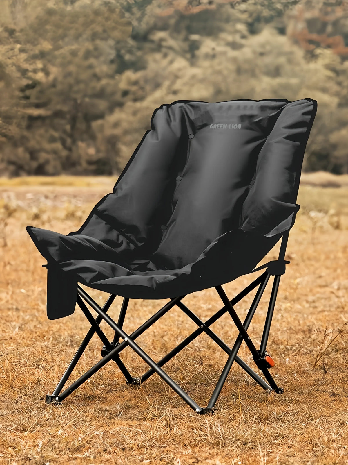 Green Lion Travix Camping Chair Black – image 9