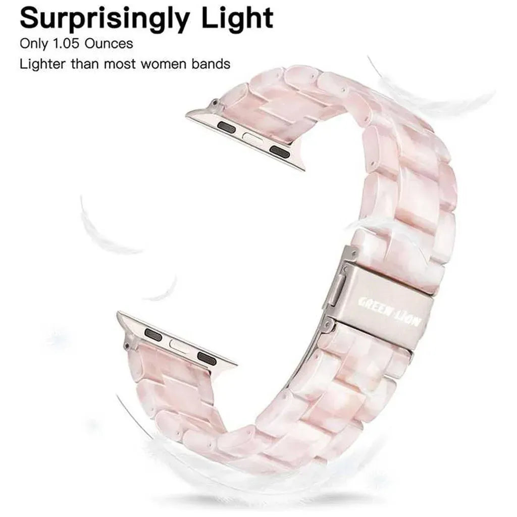 Green Lion Marble Strap For i Watch - Pink – image 7