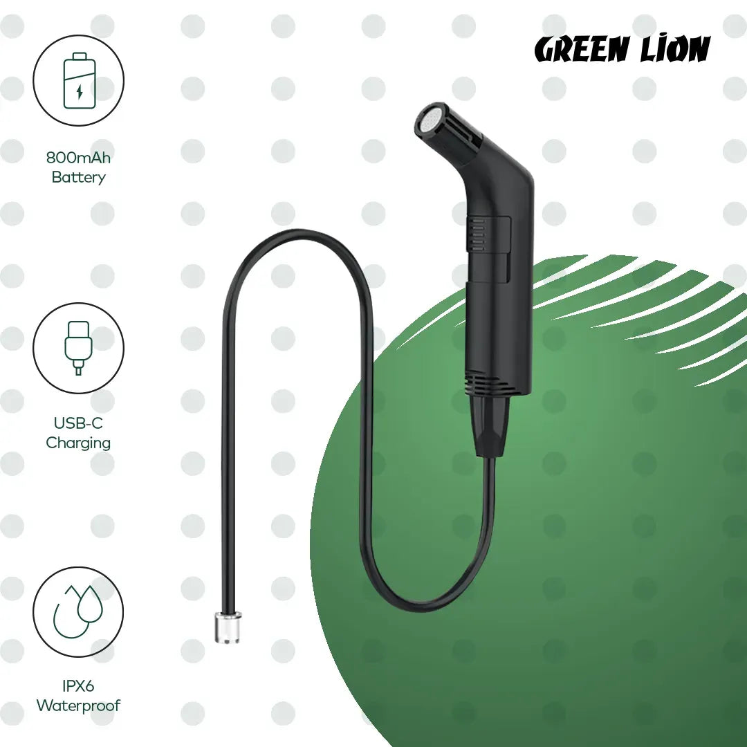 Green Lion Compact Bidet Sprayer 800mAh Black – image 6