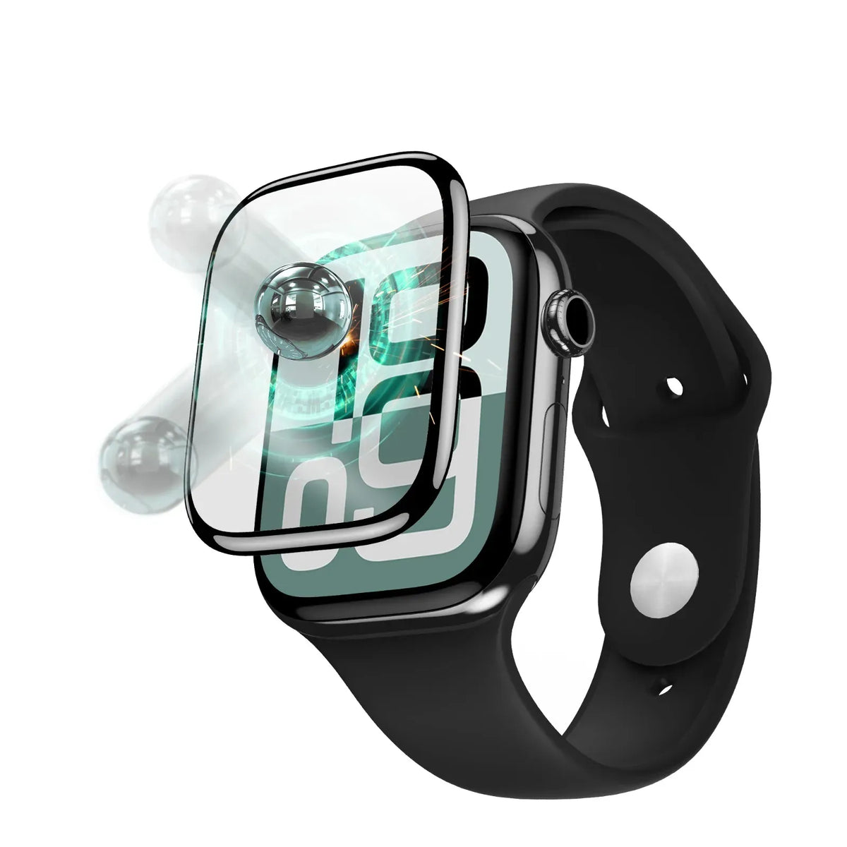 Green Lion 3 DScreen Protectorfor Apple Watch - Clear – image 13