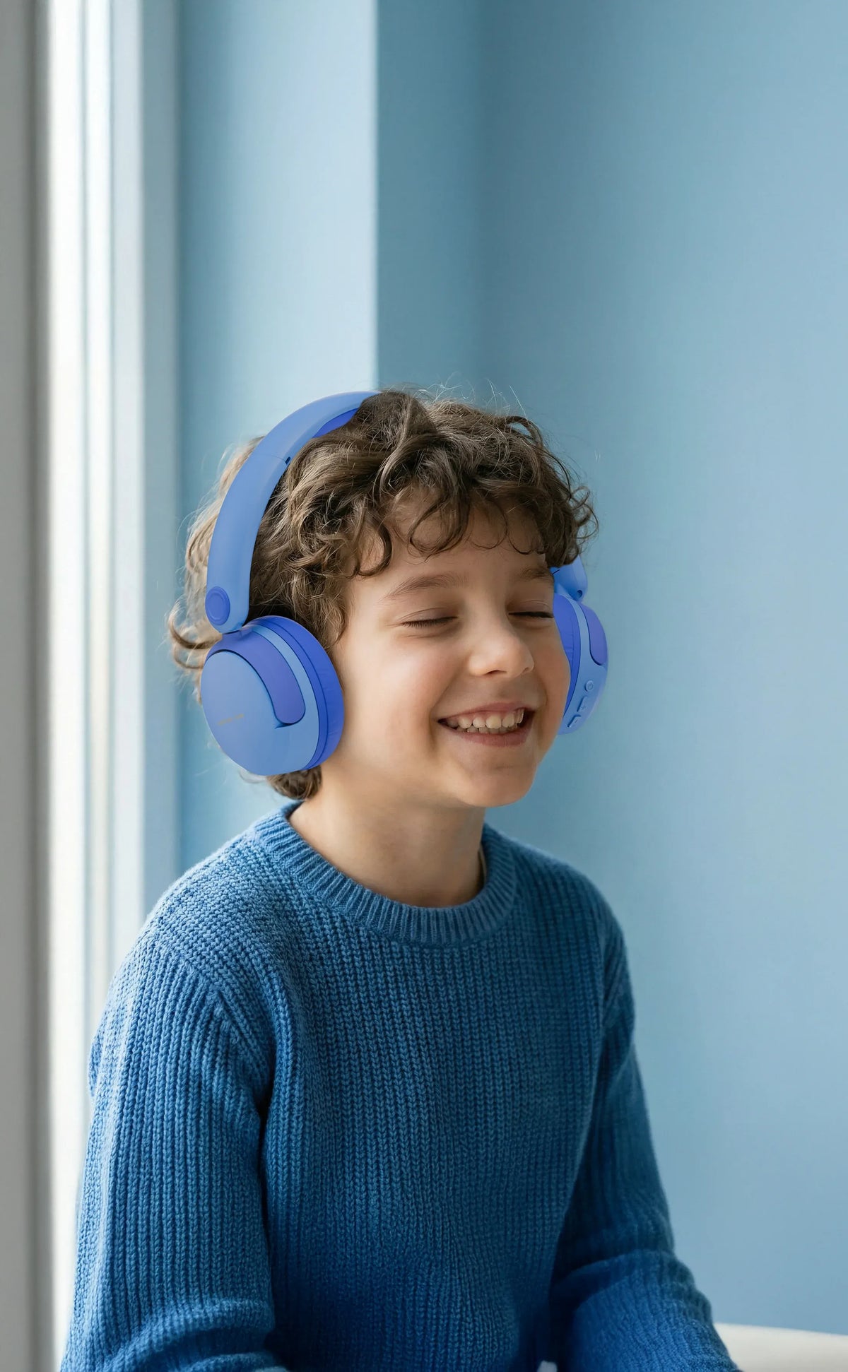 Green Lion GK-700 Kids Headphones - Blue – image 4