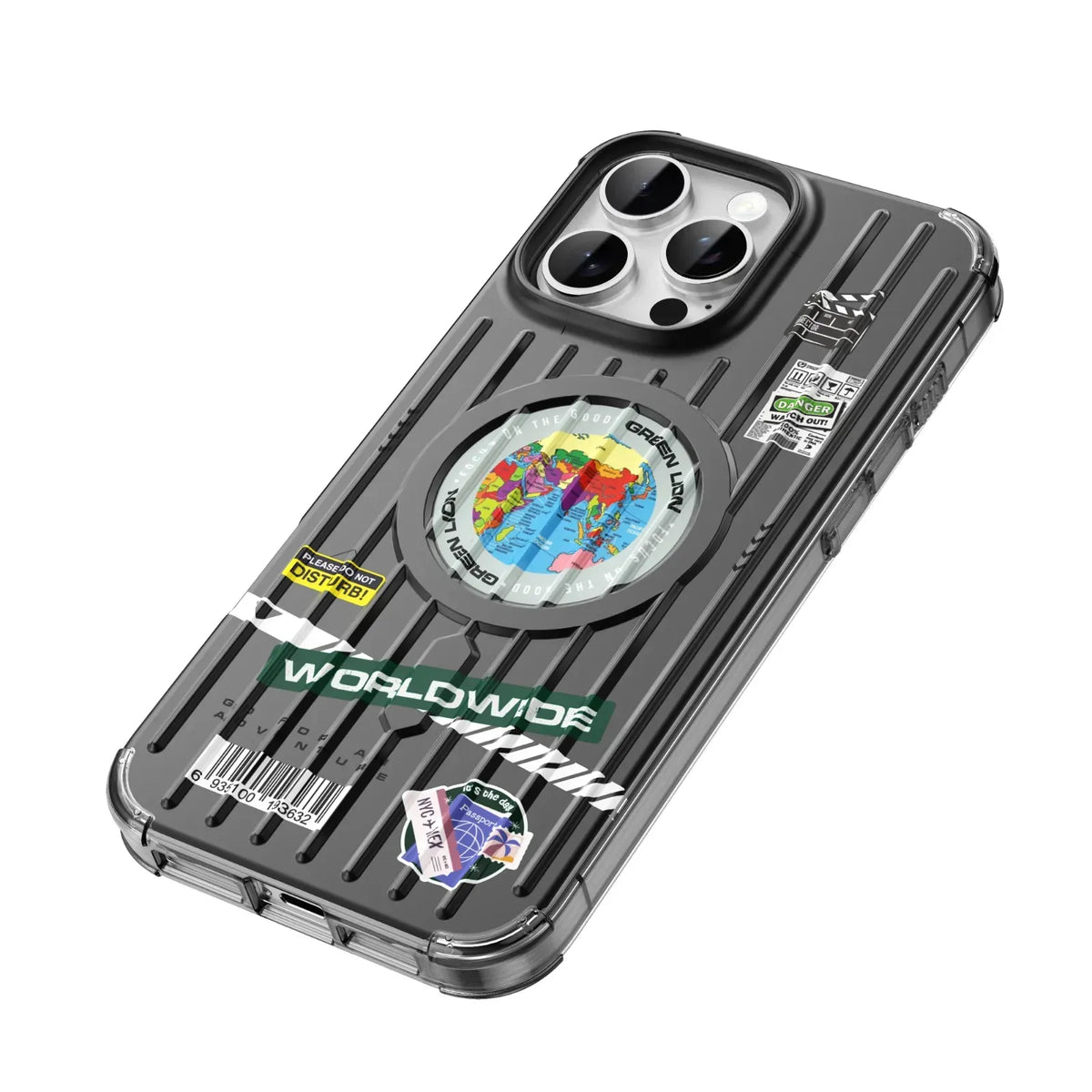 Green Lion Globe MagSafe Case - Black – image 4