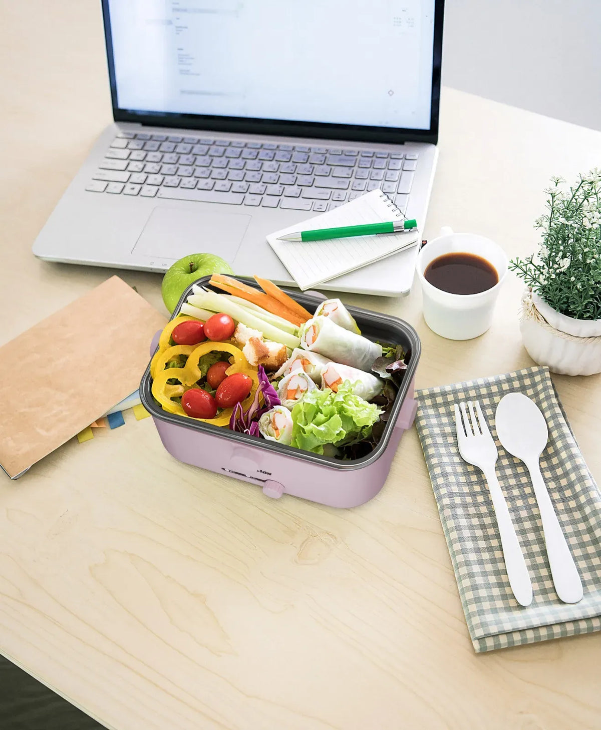Green Lion Lunch Mate Electric Lunch Box 1.8 L - Pink – image 2