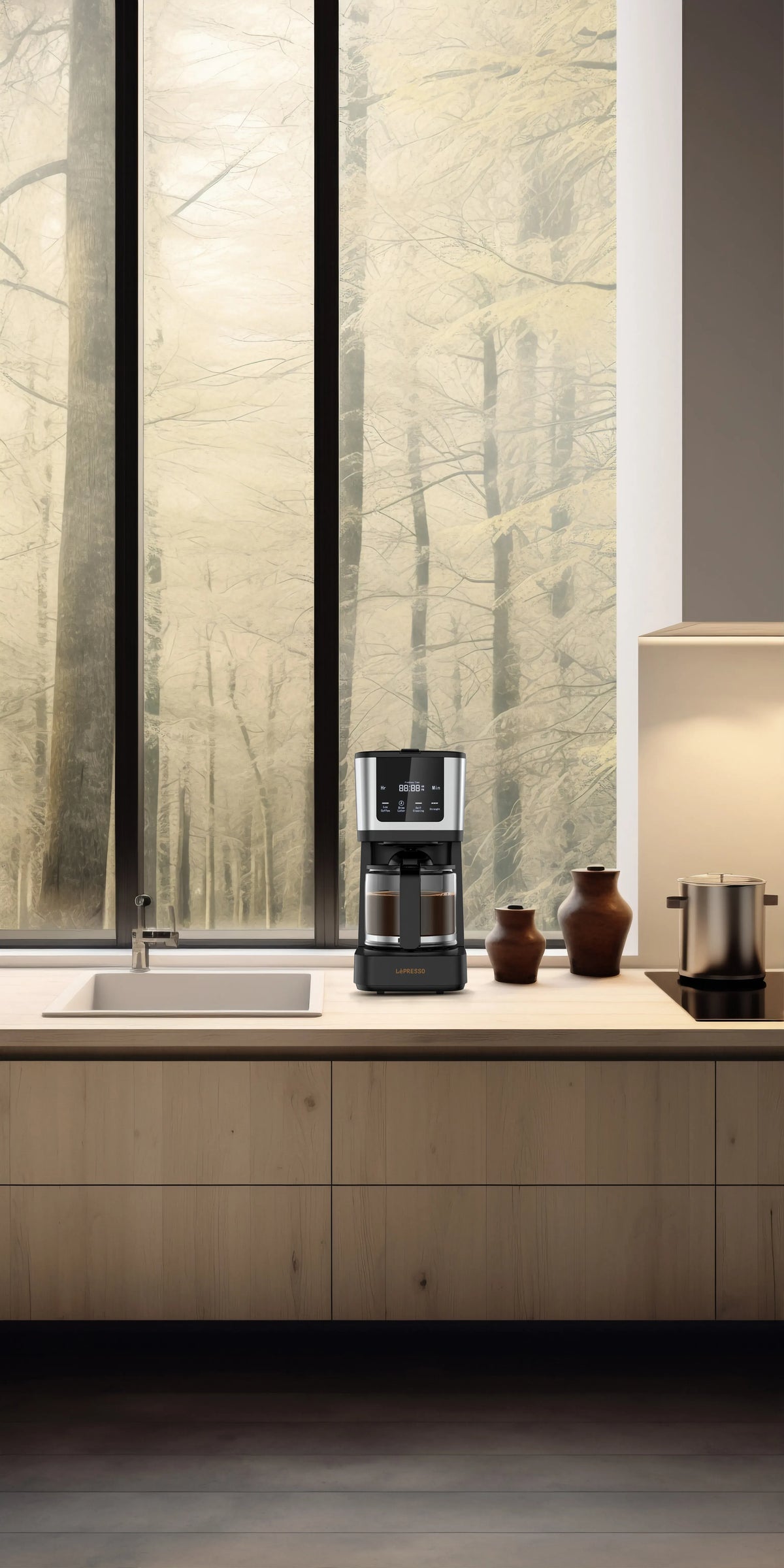 LePresso Rich Brew Coffee Machine Interactive Touch Display Black – image 13