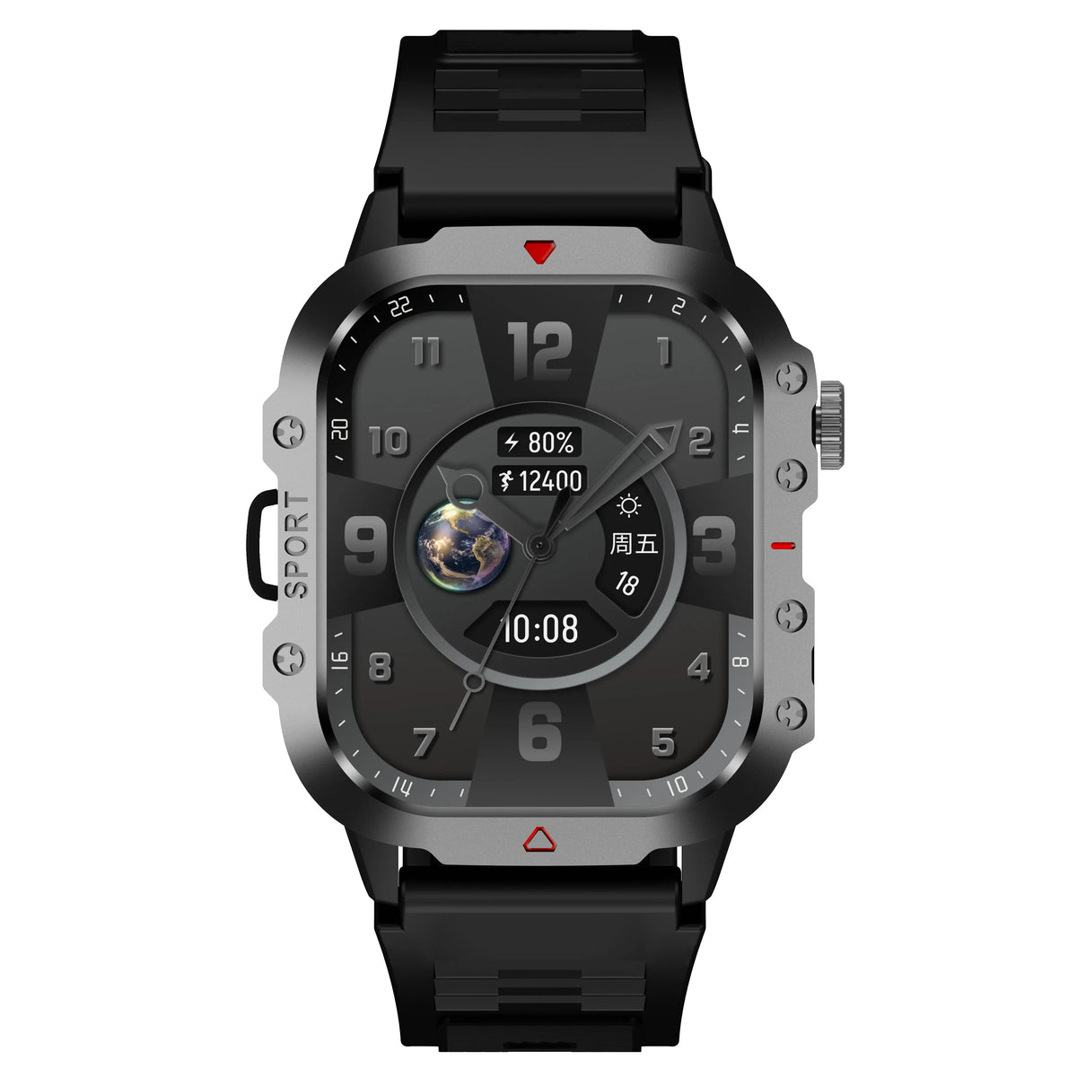 Green Lion Gravix Smart Watch Black – image 3